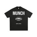 Sleek Oversized Cotton Tee - High Crew Neck